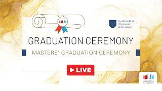 uni.lu 2024 Masters' Graduation Ceremony - Faculty of Law, Economics and Finance