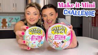 Mini Verse BAKE OFF!! Mini food family art challenge game!