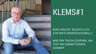 Klems#1 - Was macht eigentlich ein Information Professional? Wie wir kresspro helfen