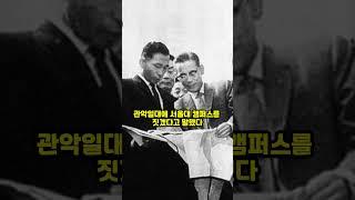 서울대학교를 짓겠다하자 박정희 대통령이 한 말