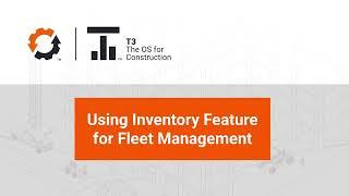 Using Inventory Feature for Fleet Management