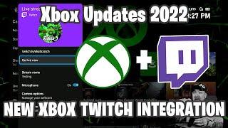 * NEW * Stream to Twitch - No Capture Card - No Twitch App  - Xbox Updates 2022
