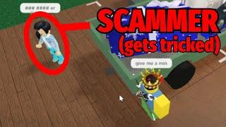 TRICKING A SCAMMER! | Lumber Tycoon 2