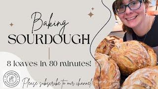 8 Loaves in 80 Minutes with One Oven! - Sourdough Baking Hack - 