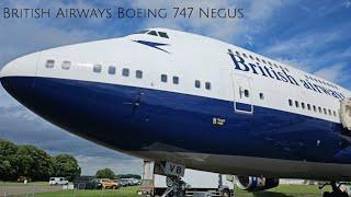 British Airways Boeing B747 Negus at Cotswold Airport #boeing747 #cotswolds #747