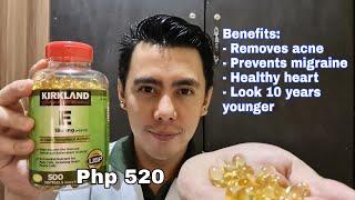 NURSE REVIEWS ORIGINAL KIRKLAND SIGNATURE VITAMIN E 400 IU FOR ACNE, SCARS, MIGRAINE, HEART HEALTH