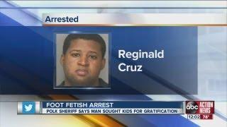 Alleged foot fetish lands man in jail