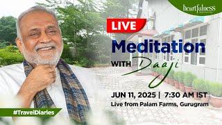 Live Meditation with Daaji | 11 June 2025 | 7 pm IST | Gurugram | Daaji | Heartfulness