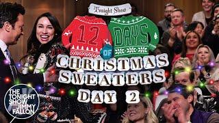 12 Days of Christmas Sweaters 2024: Day 2 | The Tonight Show Starring Jimmy Fallon