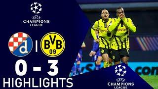 GNK Dinamo Zagreb vs Borussia Dortmund 0-3 Highlights | UEFA Champions League 2024