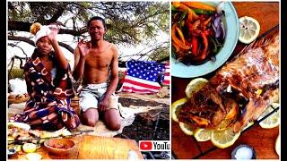 Cooking Fish in the Wild AFRICA!