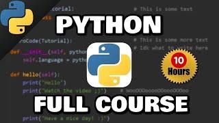 Learn Python Programming for Beginners - Full Course in 10 Hours