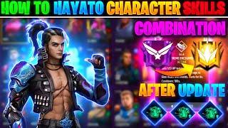 BR RANK BEST CHARACTER COMBINATION IN FREE FIRE | HAYATO CHARACTER SKILL COMBINATION 2023  ‎@Rakus