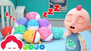 Ten In The Bed  Surprise Eggs Version | Baby JoJo Nursery Rhymes & Kids Songs