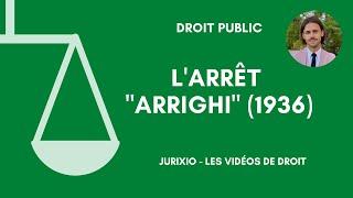 L'arrêt Arrighi du 6 novembre 1936 - Théorie de la loi-écran