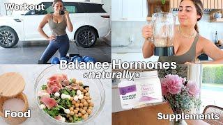 3x Habits I do to balance my hormones *naturally* | My Morning Routine