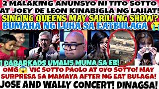 BUMAHA NG LUHA  TVJ ANNOUNCEMENT BINULAGA ANG STUDIO AUDIENCE  SINGING QUEENS &JOAPAO MAY NIREVEAL