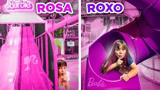 ESCONDE ESCONDE na COR SORTEADA no do PARQUE DA BARBIE !!