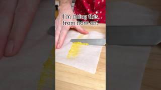 Use parchment paper on the grater for efficient, mess free lemon zesting! #lemon #mealprep #tips
