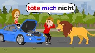 Learn German | Mila was attacked by a lion |  Deutsch lernen |  deutsch verstehen