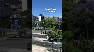 Saturday morning at Parque Thays in Recoleta! #buenosaires #recoleta #parques #movingabroad #shorts