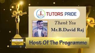 TUTORS PRIDE ITAP-2019  Thank You-Mr B David Raj