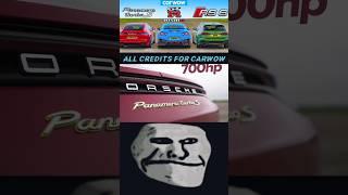 Nissan GT-R NISMO v Audi RS6 v Panamera Turbo S: DRAG RACE #shorts