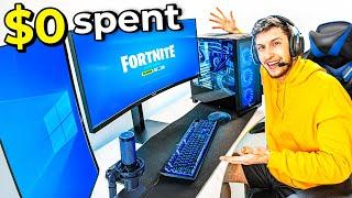 I Built This FREE Gaming Setup in 10 Days!