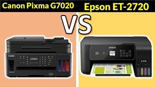 Canon Pixma G7020 vs Epson EcoTank ET-2720 Printer Comparison