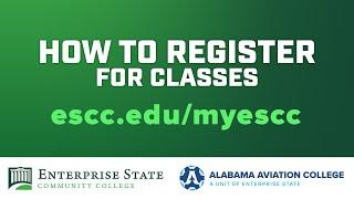 How to Register | Enterprise State Community College