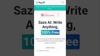 Saze AI: Free ai text-to-speech tool | best free alternative to elevanlabs ai #sazeai #texttospeech