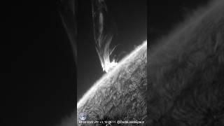 Epic Coronal Mass Ejection! CME Seen Through My Solar Telescope #astronomy  #space #solarsystem