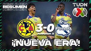 Resumen y goles | América 3-0 Puebla | AP2023-J3 | Liga Mx | TUDN