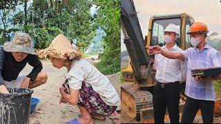 British civil engineer. The old woman had to dig for shrimp and catch crabs to make a living