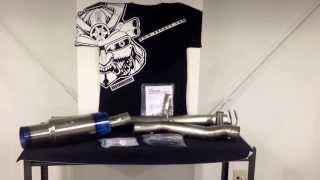 The Tomei Expreme Ti Muffler for the Mitsubishi EVO X