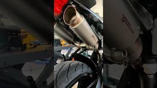 exhaust change in Benelli TNT 600i  #benelli