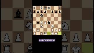 Italian opening amazing chess trap(55) #chess #chesstraps