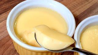 3 Ingredients Steamed Egg Pudding (How to steam perfect Smooth & Silky Egg Pudding)