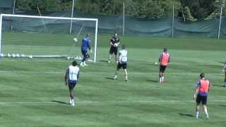 Koby Arthur scores screamer in training