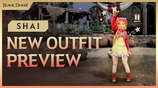 Shai Outfit Preview | Black Desert #Shorts