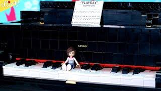 Yep, it's a piano made out of Lego. Took me two years to build.....