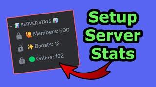 How To Setup Server Stats In Discord