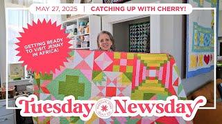 Tuesday Newsday Coming From Jenny Doan's Sewing Studio | Catch Up With Cherry & Hannah
