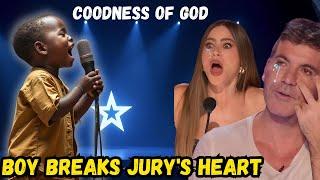 AFRICAN COWBOY SINGER MAKE SIMON TO CRY WITH "GOODNESS OF GOD" POWERFUL WORSHIP SONG | AGT 2024