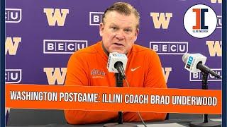 Washington postgame: Illinois coach Brad Underwood