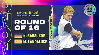 Les Petits As 2020 | Boys Round of 16 | Nikolai Barsukov vs. Martin Landaluce