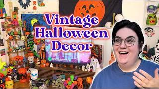 2024 VINTAGE HALLOWEEN Maximalist Room Decor Tour! Vintage Halloween Collection, Ideas, Finds