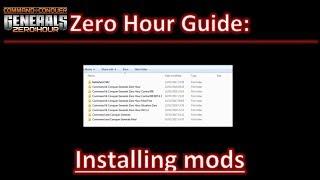 Zero Hour Guide: How to Install Mods for Command and Conquer Generals and Zero Hour