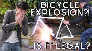 IS THE EXPLODING BIKE THEFT DEFENSE SYSTEM LEGAL?