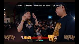 FlipTop - Kregga vs Mistah Lefty | Bisaya Battle